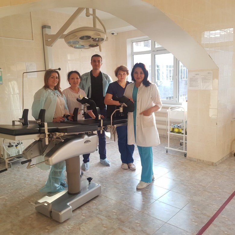 Installation of the Operating Table CHS-790 II for the “Urban Perinatal Center” of Almaty.